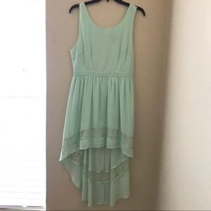 Sleeveless Mint Green Dress